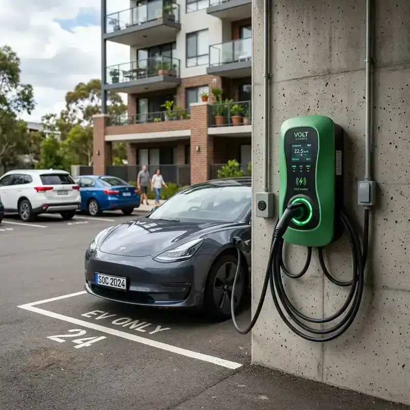 Professional EV Charger Installation in a Mumbai Residential Society by Shree Balaji Electricals