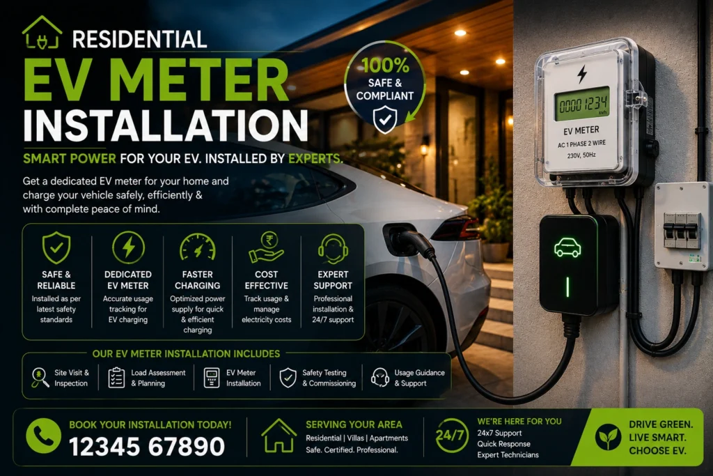 Apply for EV Meter Installation Online