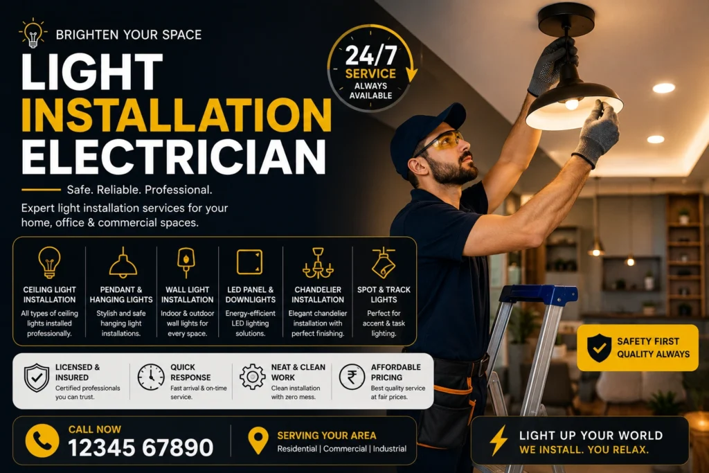 Light Installation Electrician